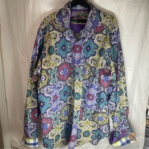Robert Graham Vibrant Paisley Button Down Shirt